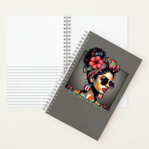 La Jíbaraza 3 – Puerto Rican Jíbara Art • Boricua Notebook