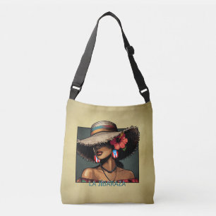 La Jíbaraza 8 – Puerto Rican Jíbara Art • Boricua Crossbody Bag