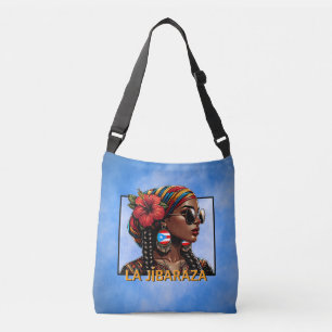 La Jíbaraza 9 – Puerto Rican Jíbara Art • Boricua Crossbody Bag