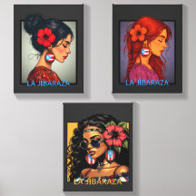 La Jíbaraza – Puerto Rican Jíbara Art • Boricua