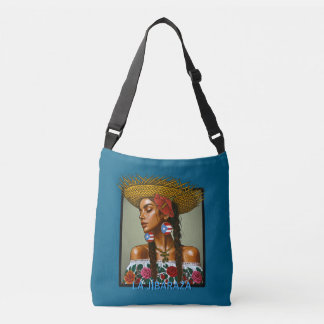 La Jíbaraza – Puerto Rican Jíbara Art • Boricua He Crossbody Bag