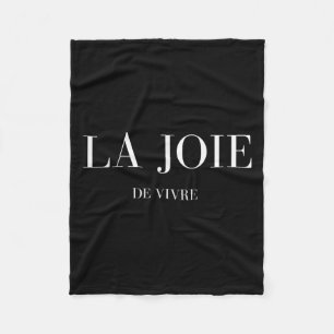 La Joie De Vivre The Joy Of Life Fleece Blanket
