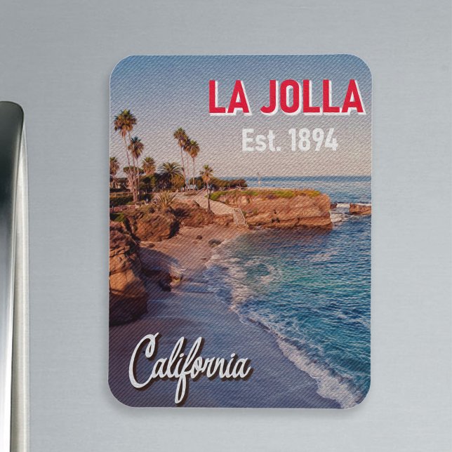 La Jolla Beach Cove San Diego California Souvenir Magnet (Creator Uploaded)