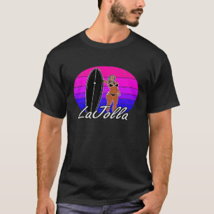 La Jolla CA Surfer Surfing Clothing Men Women Grap T-Shirt