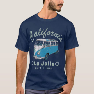 La Jolla California Vintage Surf Van T-Shirt