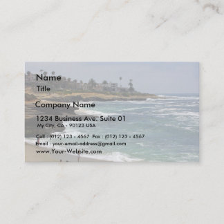 La Jolla Cove Beach Business Card
