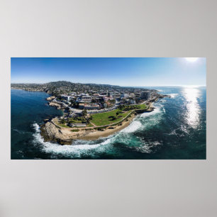 La Jolla Cove Panoramic Poster