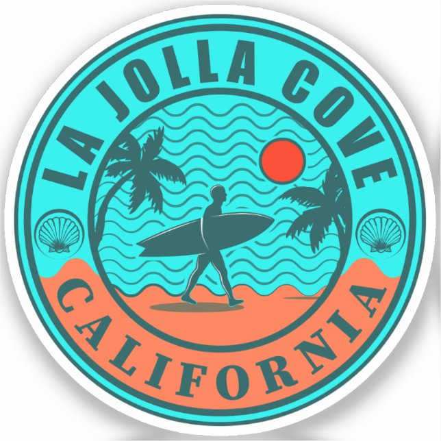 La Jolla Cove San Diego California Souvenirs (Front)