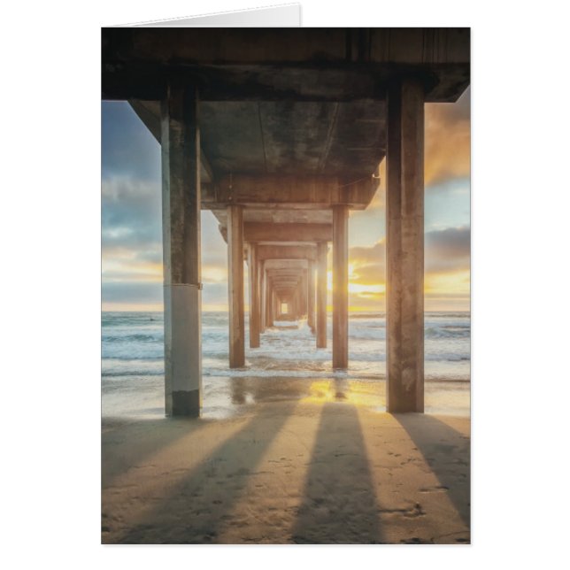 La Jolla, Scripps'S Pier At Sunset | San Diego (Front)