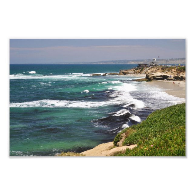La Jolla shoreline Photo Print (Front)