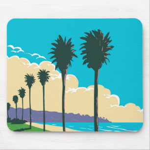 La Jolla Shores Beach Mouse Mat
