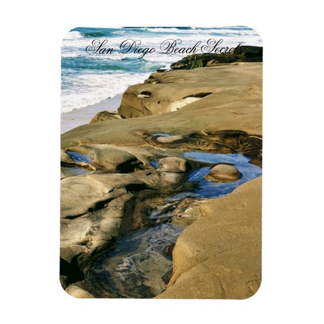 La Jolla Strand Beach Magnet (Vertical)