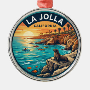 La Jolla USA Metal Tree Decoration