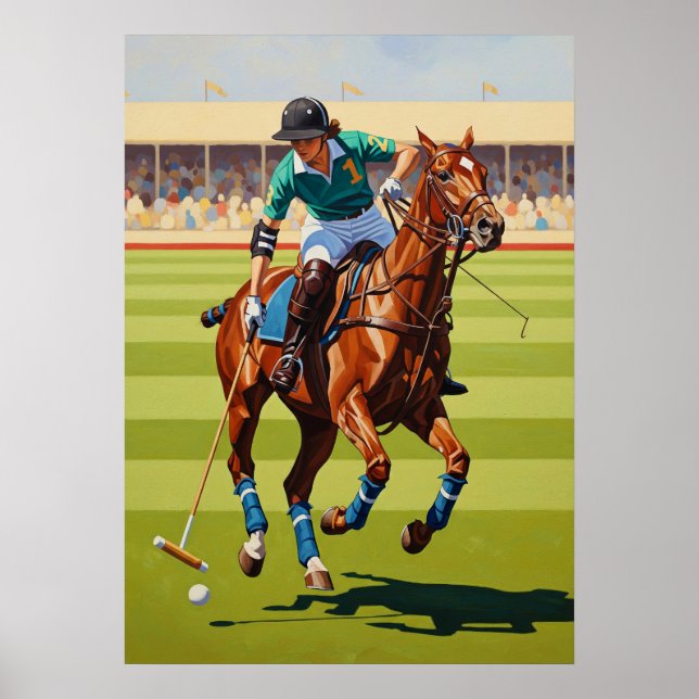 LA JOUEUSE DE POLO (The Polo Player) - Original Ar Poster (Front)