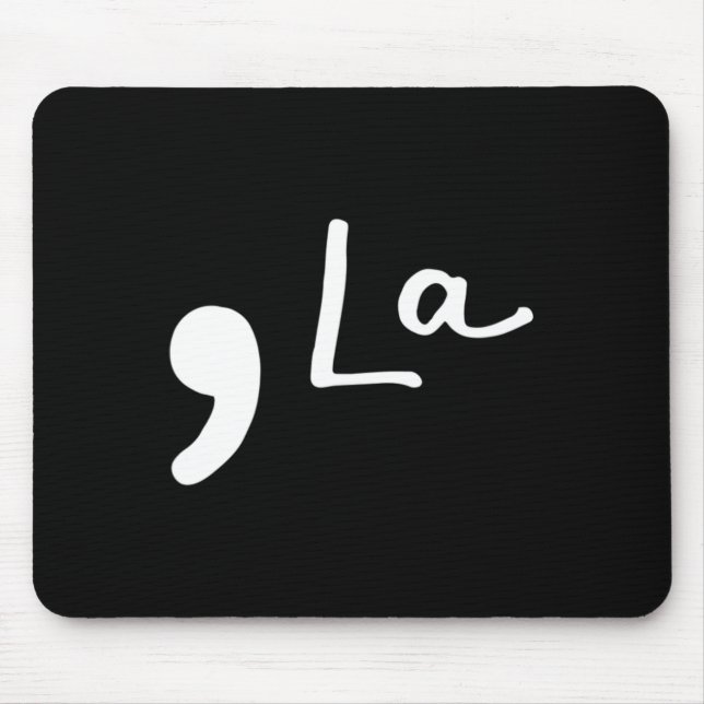 La Kamala Harris Funny Democrat Support 2020 Biden Mouse Mat (Front)
