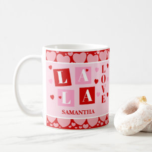 La La Love Valentine’s Day Personalized Mug