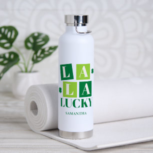 La La Lucky St. Patrick’s Day Personalized Water Bottle