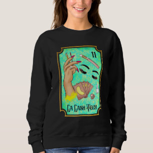 La Lash Tech Tarot Card Lash Babe Lash Tech Esthet Sweatshirt
