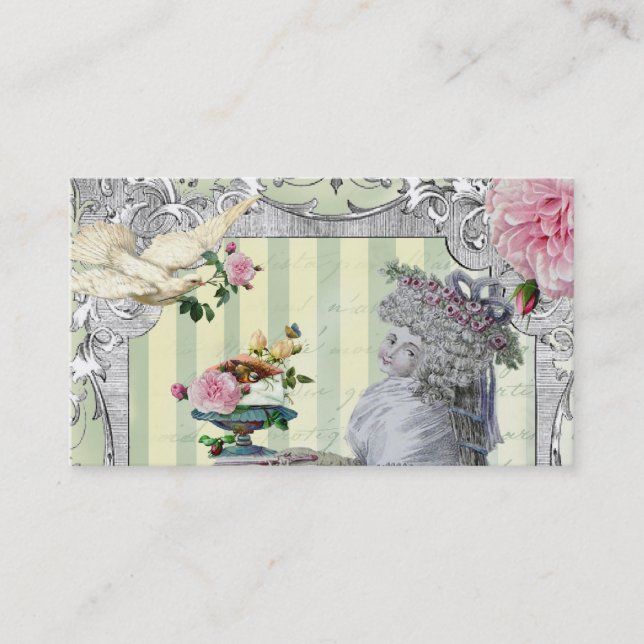 La Lettre D’amour Business Card (Front)