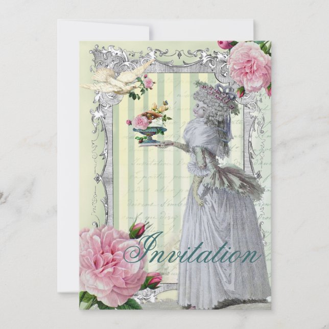 La Lettre D’amour Invitation (Front)