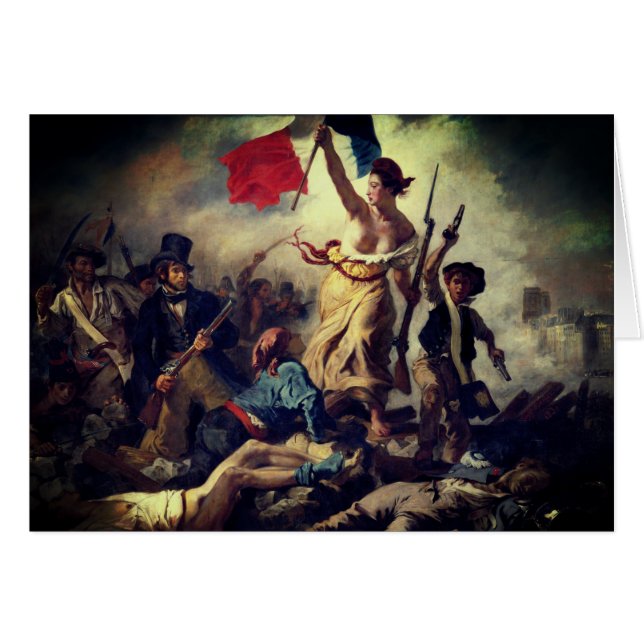 La Liberté guidant le peuple - Eugène Delacroix (Front Horizontal)
