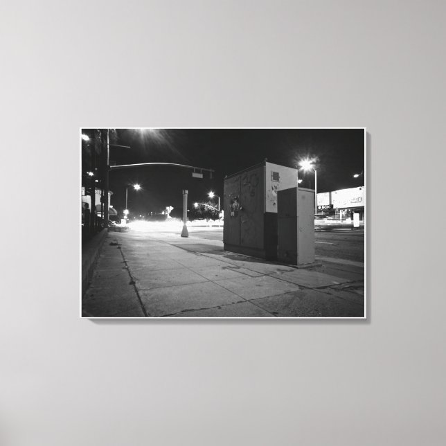 LA Light Streams Canvas Print (Front)