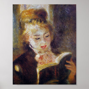 La Liseuse (The Reader) - Pierre Auguste Renoir Poster
