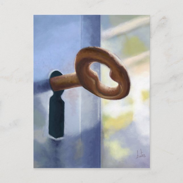 La llave / The Key. Postcard (Front)