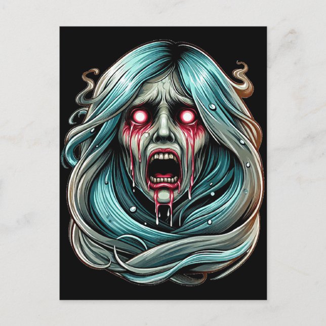 La Llorona weeping ghost Spirit Mexican Folklore  Postcard (Front)