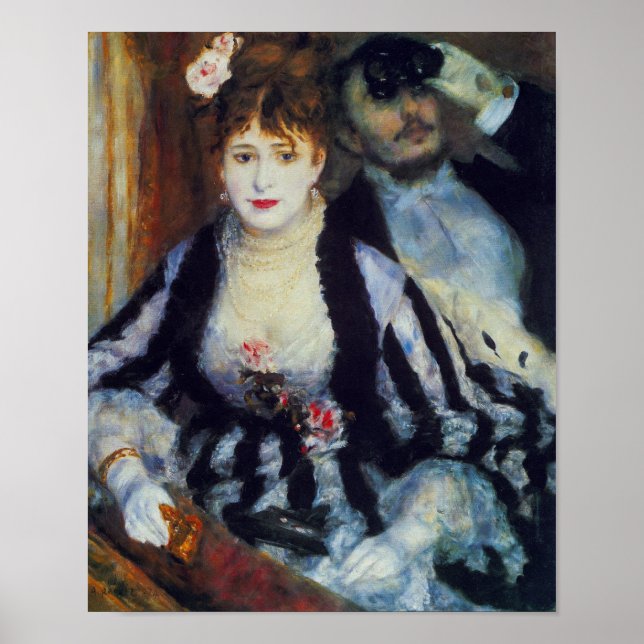 La Loge by Auguste Renoir Fine Art Print (Front)