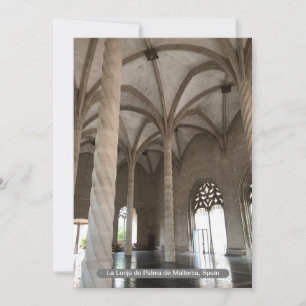 La Lonja de Palma de Mallorca, Spain, on a Holiday Card