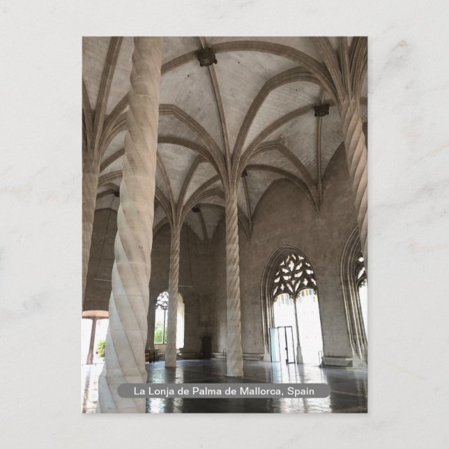 La Lonja de Palma de Mallorca, Spain, on a Holiday Postcard (Front)