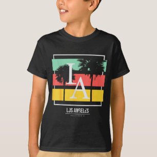 La Los Angeles California  T-Shirt