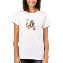 LA Los Angeles Floral Tri-Blend Shirt