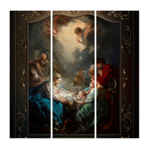 La Lumière du Monde by François Boucher Triptych