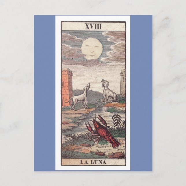 La luna tarot card (Front)