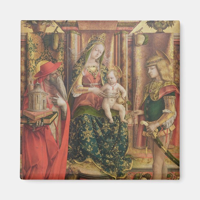 La Madonna della Rondine, after 1490 Magnet (Front)