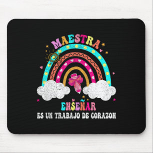 La Maestra Bilingual Spanish Teacher For Women Und Mouse Mat