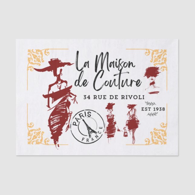 La Maison de Couture Tissue Paper (Front)