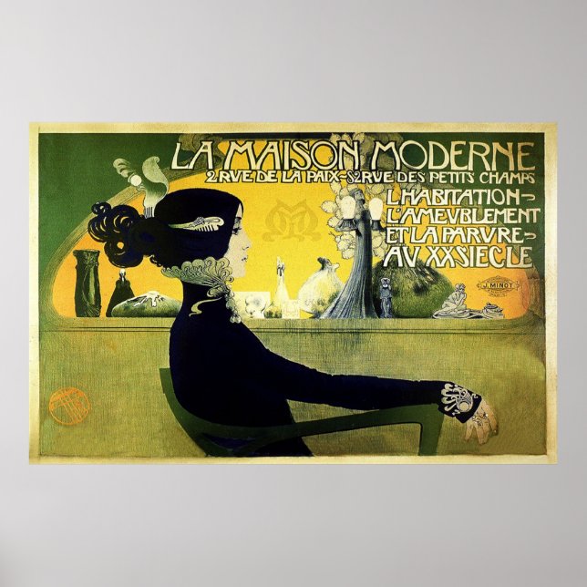 La Maison Moderne - Art Nouveau Poster (Front)