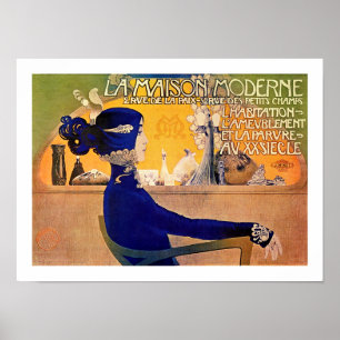 La Maison Moderne - Art Nouveau Print by M. Orazi
