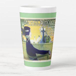 La Maison Moderne Art Noveau Latte Mug