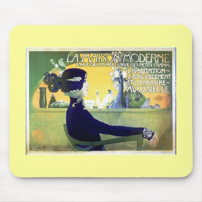 La Maison Moderne Art Noveau Mouse Mat (Front)