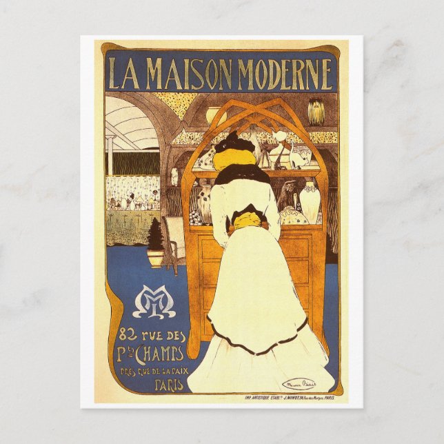 La Maison Moderne, Maurice Biais Postcard (Front)