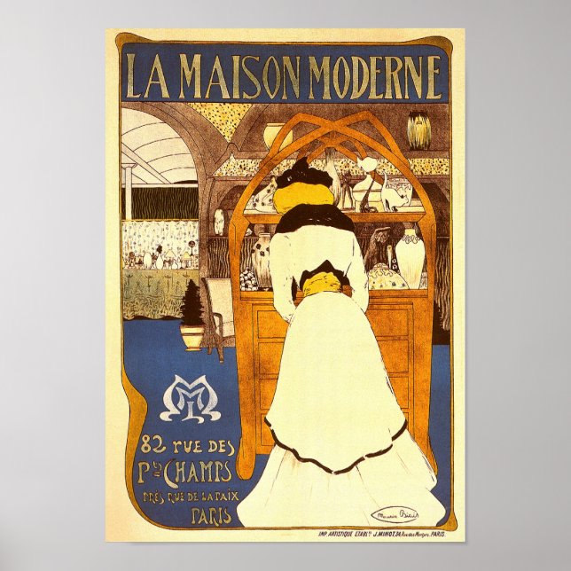La Maison Moderne, Maurice Biais Poster (Front)