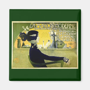 La Maison Moderne - Vintage 1905 Magnet