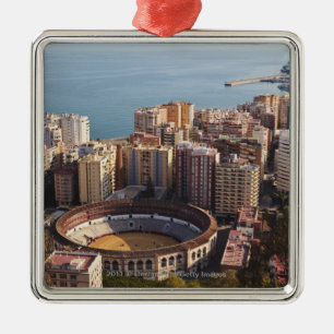 La Malagueta Bullring And Port Metal Tree Decoration