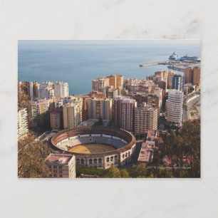 La Malagueta Bullring And Port Postcard