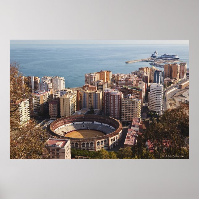 La Malagueta Bullring And Port Poster (Front)