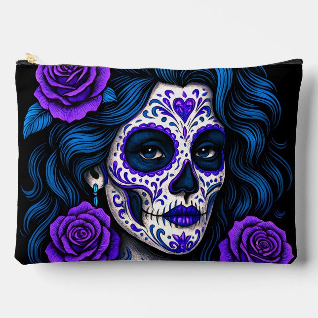La Mamá Más Chingona Funny Spanish Mum Accessory Pouch (Front)